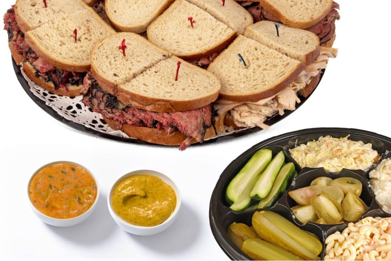 Hot sandwich platter